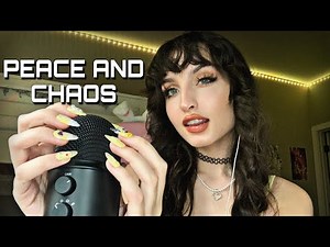 ASMR | PEACE AND CHAOS | Fast & Aggressive Mic Scratching