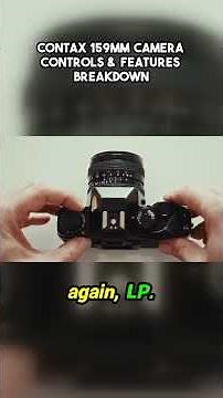 Unlock Your Photography Potential with the Contax 159 MM! #contax #filmphotography #zeisslens