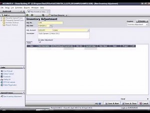 Inventory Adjustment menambah stok - ACCURATE Accounting Software