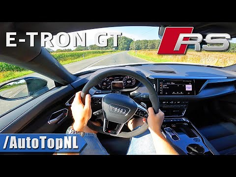 AUDI RS E-TRON GT | POV Test Drive by AutoTopNL