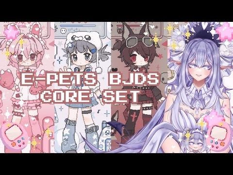 ♡ Unbox the Electronic Pets BJDs Core Set with Me 🐯🐶🐱♡