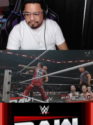Jimmy Uso vs Austin Theory!!! #wwe #wweraw #wrestlemania #jimmyuso #austintheory