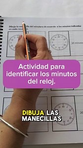 Actividad para niños de primero y segundo de primaria. Los minutos del reloj analógico. Si te gusta dale like. #elreloj #reloj #LosMinutos #primerodepraria #minutero#maestra #marstradeprimero #materialdidactico | Ducasidad Materiales para el Aprendizaje.