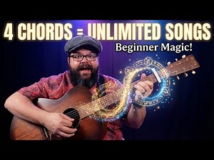 Beginner Guitar Magic 4 Chords Endless Songs