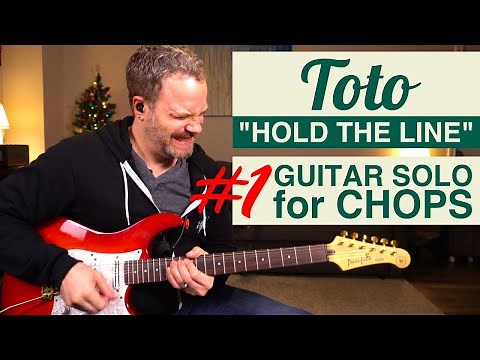 "Hold the Line" Guitar Solo Lesson - Toto Lukather