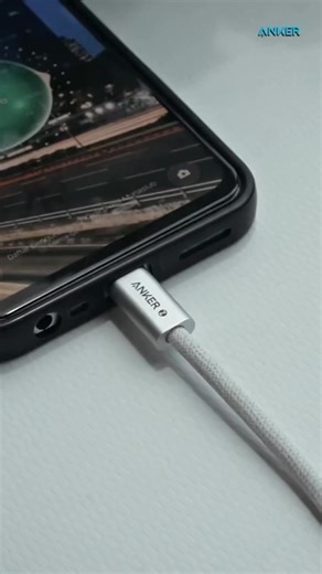 Anker Zolo USB-C to USB-C Cable (6ft, 240W, Braided, Dirt Resistant). ksh 2,500/= Quick, Durable Charging in a Dirt-Resistant Finish • Full-Throttle 240W Charging: Equipped with PD 3.1 for reliable fast charging, delivering a powerful 240W output and a 480 Mbps data transfer rate, wrapped in a durable braided exterior. (Note: This cable does not support screen mirroring.) • Advanced Dirt-Resistant Cable: This cable is coated with a nano skin-friendly layer that resists dirt to maintain a clean a