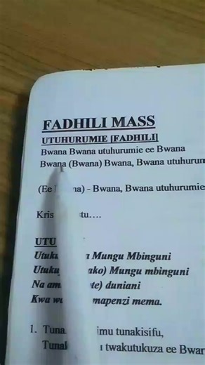 Catholic Songs: Fadhili Mass Lyrics Explained