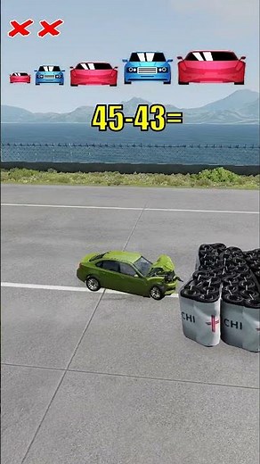 🔥 BIG & SMALL Cars vs 40 TON Tire Wall CRASHES! 💥 EPIC BeamNG Drive 2025 Physics Destruction Test! 🚗