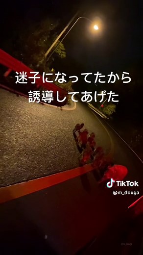 このまま何も知らない友達の家まで連れてった #イノシシ #田舎あるある #深夜ドライブ #面白い #おすすめ | driving at night