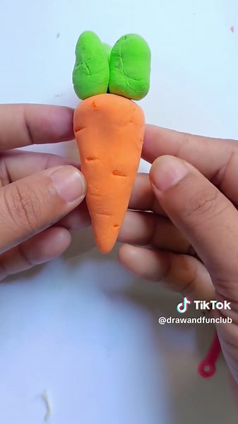 Realistic Clay Carrot Art for Beginners