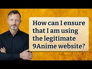 How can I ensure that I am using the legitimate 9Anime website?
