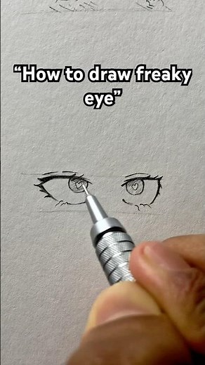 How to draw freaky eye
