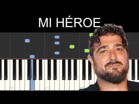 Antonio Orozco - Mi héroe (Piano Tutorial Karaoke)