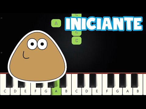 Pou (Música Tema) Piano e Teclado Iniciante | Nível Fácil | Tutorial