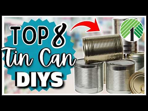 DON'T Throw That Away! TOP Crafts Hacks & DIYS To Make with CANS! DOLLAR TREE DIY Decor Ideas