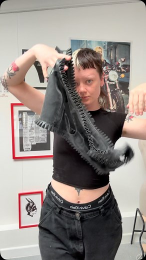 50K views · 295 reactions | The iconiccc D’arcy Mini Crop Top #latex #frills #latexdesigner #processvideo | Finley’s House | Facebook