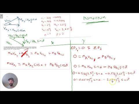 2D Elastic Collision: Solving the Non-Linear Algebra Grind (20 Minutes)