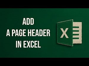 How to Edit Page Headers in Excel