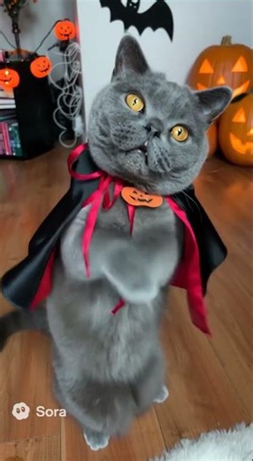 Funny Cat Halloween Dance Party 🎃🐾