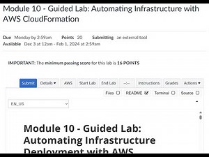 Module 10 - Guided Lab: Automating Infrastructure Deployment with AWS CloudFormation