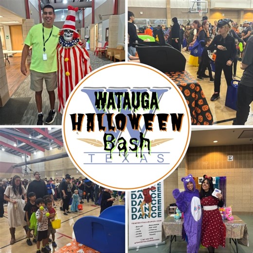 1.4K views · 19 reactions | Here are some highlights from the 2025 Halloween Bash at the Watauga Community Center. We enjoyed playing games, getting candy, and more! We want to thank Sertoma, 10 Feet Tall, Triple Motion Dance, Dazzling Diamond Jumpers, Children's Entrepreneur Network, Photo Booth Your Moment, and Mike Rangel Karate Academy for helping make this year a success! | City of Watauga, TX Parks and Community Services | Facebook