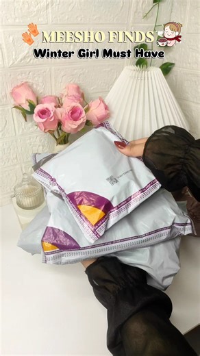 Meesho Winter Girl Must Have 🤍#ytshorts#shorts#meesho#unboxing#girl#explore#fyp#winter#musthave