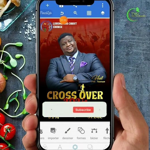 Comment Créer un Flyer de la Traversée 2024 sur Smartphone avec PixelLab #flyers