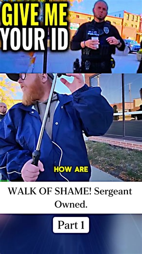 Part 1: WALK OF SHAME! Serger Owed #foryoupage #police #usa #cops #policeofficer
