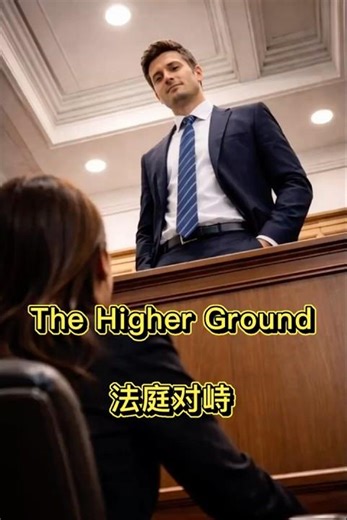 《法庭对峙》：影片开头采用仰拍（Low Angle)，这种视角在电影语言中通常代表“威压”和“掌控”。男主角居高临下的站位，象征着他在心理上或社会地位上对女方的俯视。然而…#英语短视频 #运镜技巧