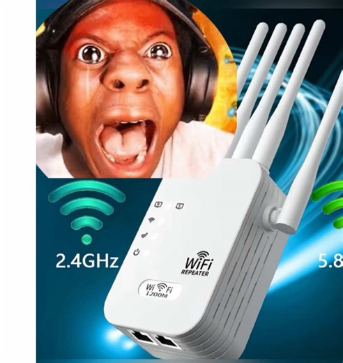 High Speed WiFi Extender Long Range for Home and Office Use, Signal Booster Portable WiFi #tiktokmademebuyit #WiFiExtender #WiFi #Trending?Now🔥