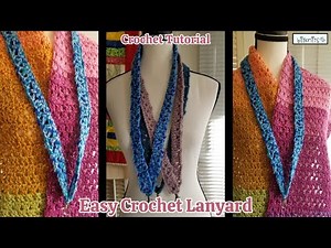 Crochet Lanyard Tutorial | EASY and great for Beginners!