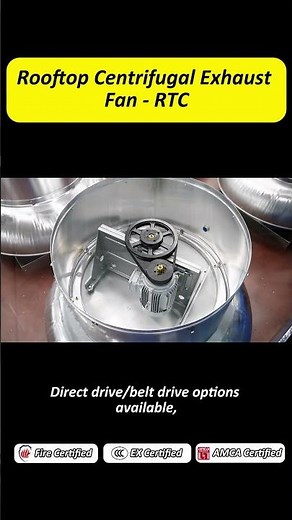 Rooftop Centrifugal Exhaust Fan - RTC