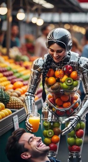 Tropical Fruit Punch Dispenser Robot makes party drinks fun fast #fruitlover #robotics #summer