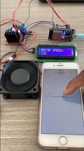 IoT 12V Fan SPEED control with ESP32 using Blynk IoT Cloud engineering #electronics #technology