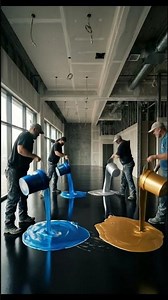 INSANE Luxury Epoxy Floor Transformation | From Raw Concrete to Mirror-Finish Gallery