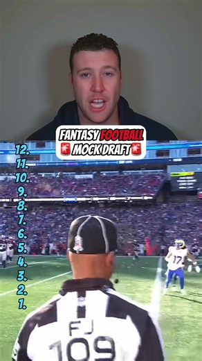 Fantasy Football Mock Draft For 2026 #fantasyfootball #nfl #football #fyp #shorts