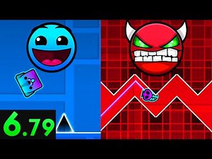 SPEEDRUNNING Every Difficulty in Geometry Dash!
