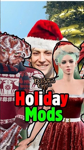 BG3 Mods for the Christmas Holidays