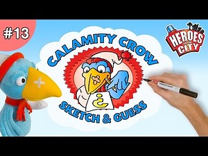 Heroes of the City – Ep 013 Sketch & Guess with Calamity Crow | Car Cartoons | Car Cartoons