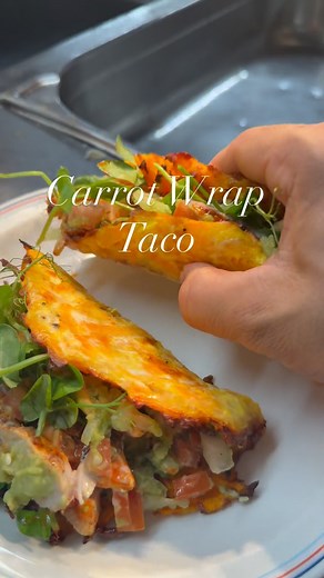 45K views · 3.8K reactions | Carrot wrap Taco ! Ingredients ▶️carrot...