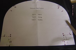 How To Make Your Own Cosmetic Bag - Fabric & Preparation - Part 2