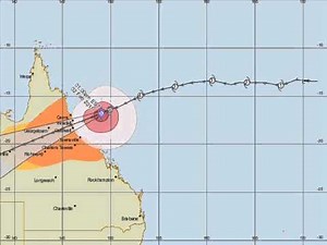 Tropical Cyclone Yasi Forecast Track Map