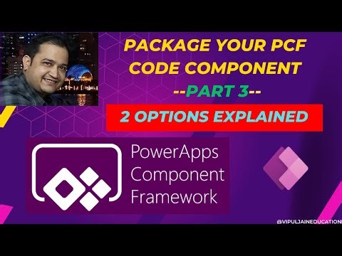 Power Apps Component Framework (PCF) - Part 3 - Package PCF Code Component