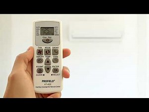 Cómo utilizar un control universal de aire acondicionado | Fácil y Rápido