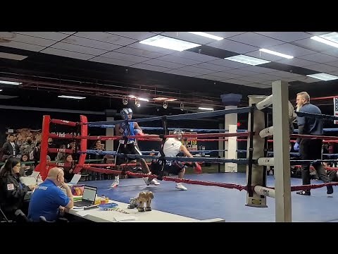 My first amateur fight. [Houston Golden Gloves.] 1st round knockdown