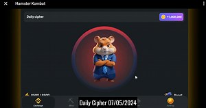 Daily Cipher 07/05/2024 #hamsterkombatdailycombo #hamsterdailycipher #newtrend #mining #cryptocurrency #crypto #newtrend #follower #highlightsシ゚ | Pie Q. Ka