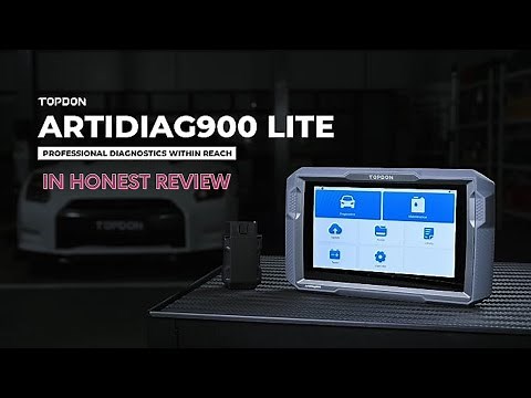 TOPDON ArtiDiag900 Lite Review: Full System Diagnostics & Bi-Directional Control |