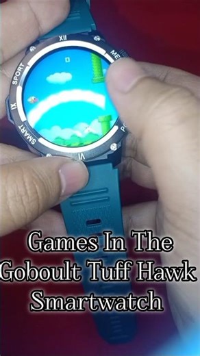 🎮 Games in a Smartwatch? 😱 GoBoult Tuff Hawk Game Test