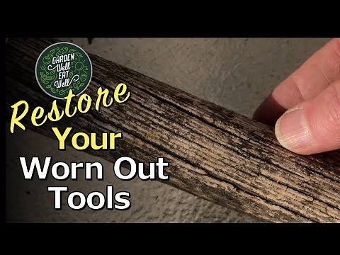 Easily Restore AND Weatherproof The Rough Worn Handles On ALL Your Garden Tools!