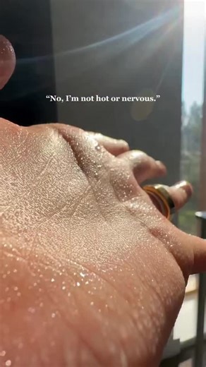 The Center for Hyperhidrosis on Instagram: "I have Hyperhidrosis. I’m not hot. I’m not nervous. I can’t just wipe it off. Hyperhidrosis is a medical condition caused by an overactive nerve. At The Center for Hyperhidrosis, we treat hyperhidrosis at its root cause, curing hands (and other affected areas) for life. To learn more, call our office at 310.557.3037 or visit www.hyperhidrosis.com #hyperhidrosis #hyperhidrosiscommunity #excessivesweating #sweatyhands #hyperhidrosistreatment #hyperhidros
